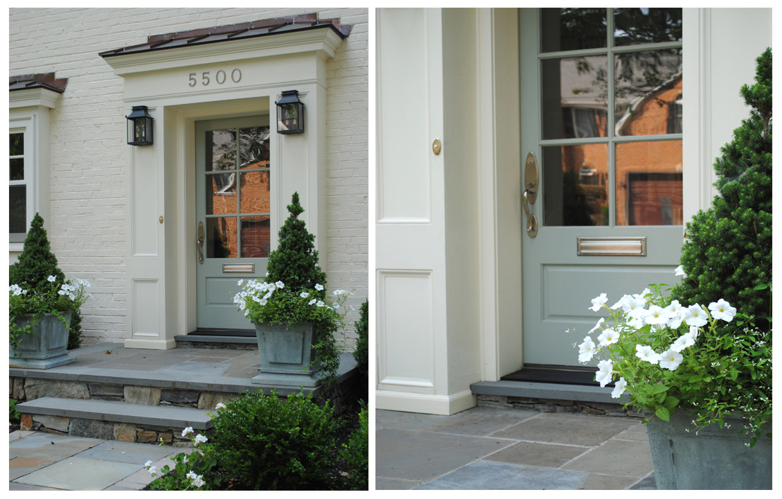 Farrow and Ball Blue Grey Front Door