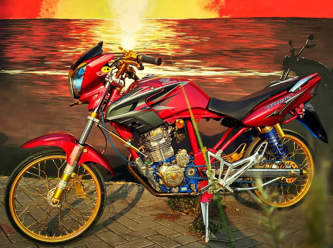 20 Kumpulan Foto Atau Gambar Modifikasi Honda Tiger Revo Jari