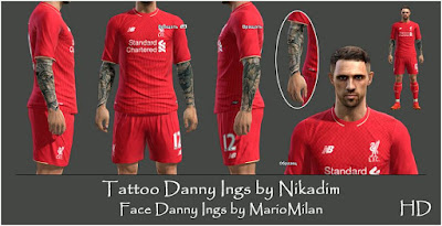 PES 2013 Danny Ings Face by  Emre & MarioMilan