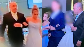 Alexandre Nardoni e Anna Carolina Jatobá participam de festa de casamento como padrinhos