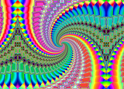 psychedelic art by gvan42 - Gregory Vanderlaan - Magic Mushroom Visions - Cosmic Eye Candy