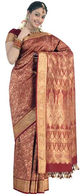 South Indian Bridal Saree 1