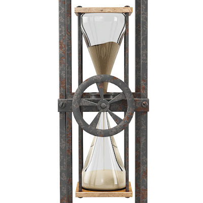 Howard Miller HourGlass Grandfather Clock, Perfect For Steampunk Enthusiasts
