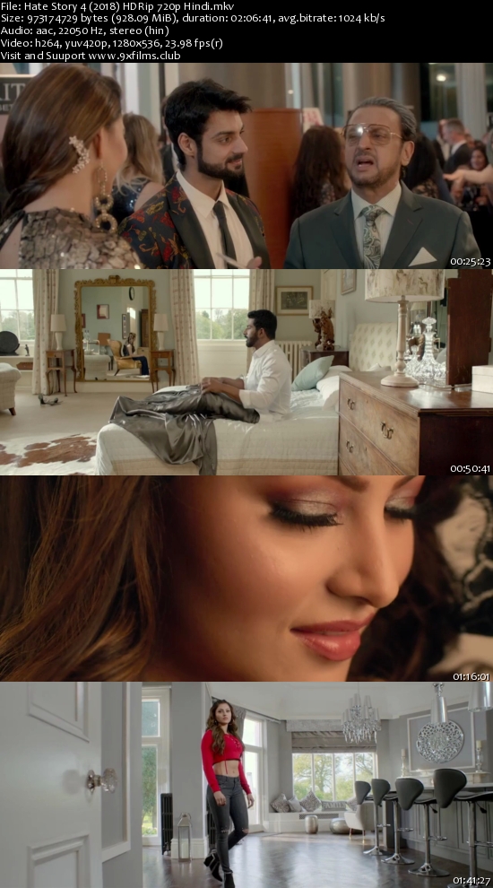 Hate Story 4 (2018) HDRip 720p Hindi 900mb