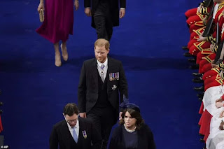 Prince Harry attends King Charles coronation