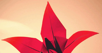Seni Melipat: Membuat Bunga Lily Dari Kertas Lipat Origami