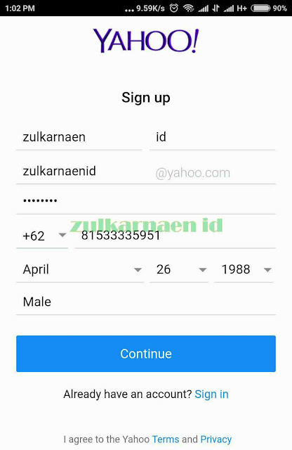 Cara Buat Email Baru di Yahoo Lewat HP Android Terbaru