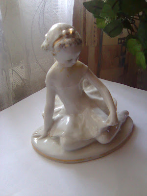 советская фарфоровая статуэтка балерина