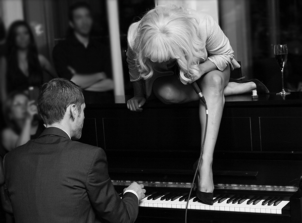 Lady Gaga Performs at SixtyFive Bar in NYC