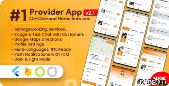 Service Provider App for On-Demand Home Services Complete Solution V2.2.1
