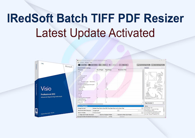 IRedSoft Batch TIFF PDF Resizer Latest Update Actived