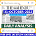 31 October 2022 The Hindu Analysis PDF for UPSC Civil Services Exam