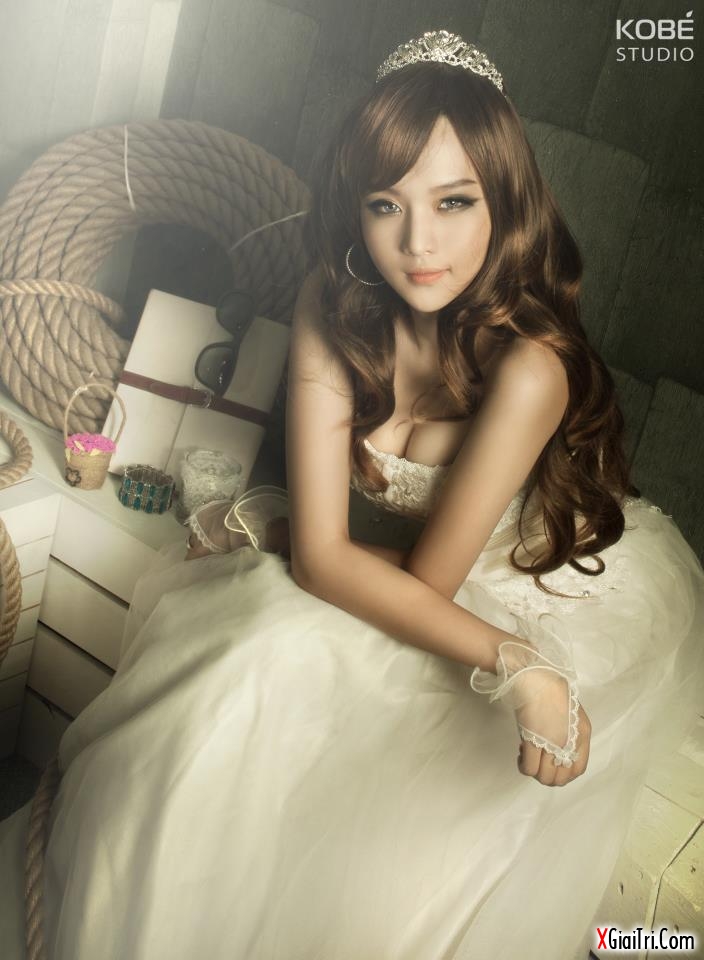 Cô dâu cực xinh như bupbe