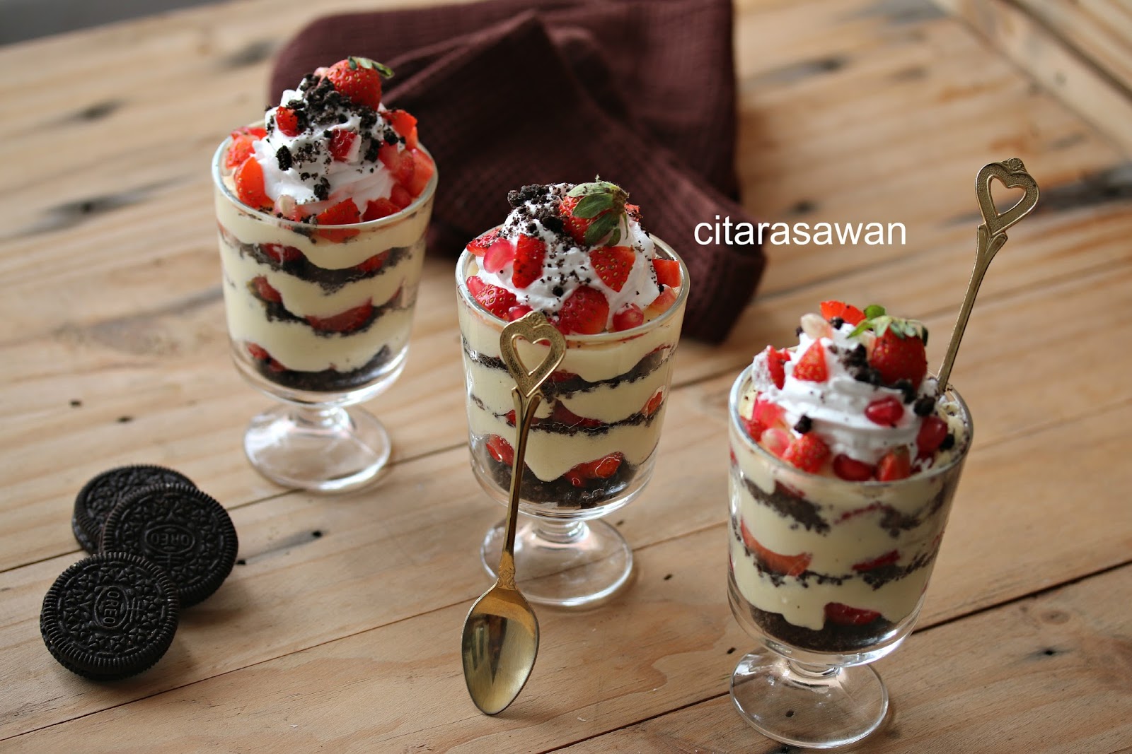 Puding Keju Oreo / Oreo Cheese Pudding ~ Resepi Terbaik