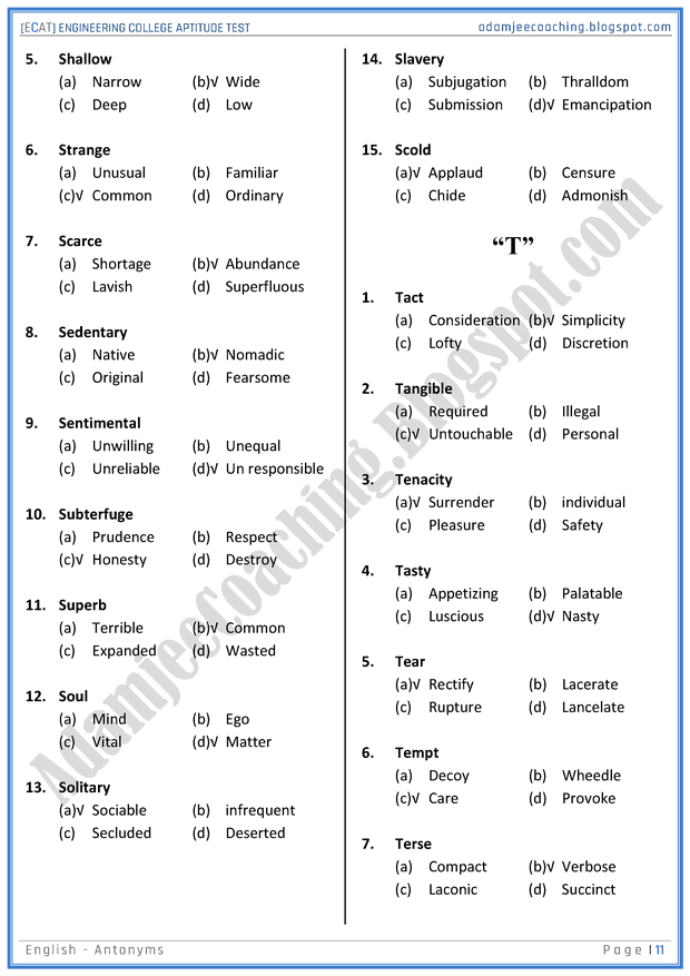 ecat-english-antonyms-mcqs-for-engineering-college-entry-test