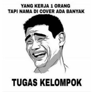 Gambar Meme lucu tugas kelompok 