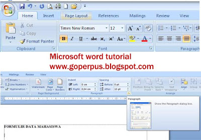 word 2003 tutorial