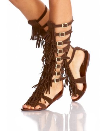 Knee High Gladiator Sandals :