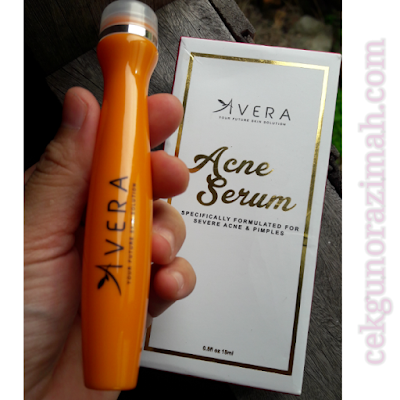 avera acne serum, jerawat hilang, jerawat surut, cara hilangkan jerawat, review avera acne serum