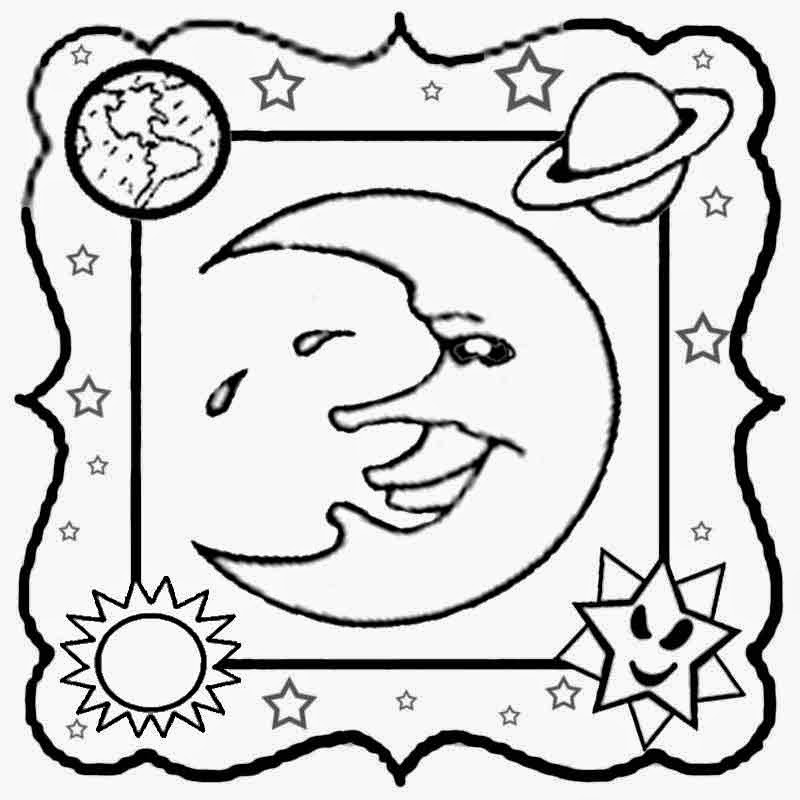 Solar System Coloring Page