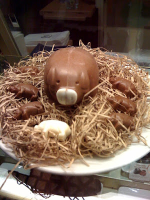 Chocolate piggies on TwitPic