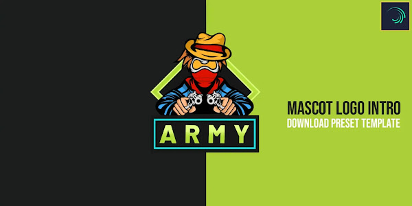 Mascot Logo Intro Template | Download Alight Motion Intro Template for Youtube