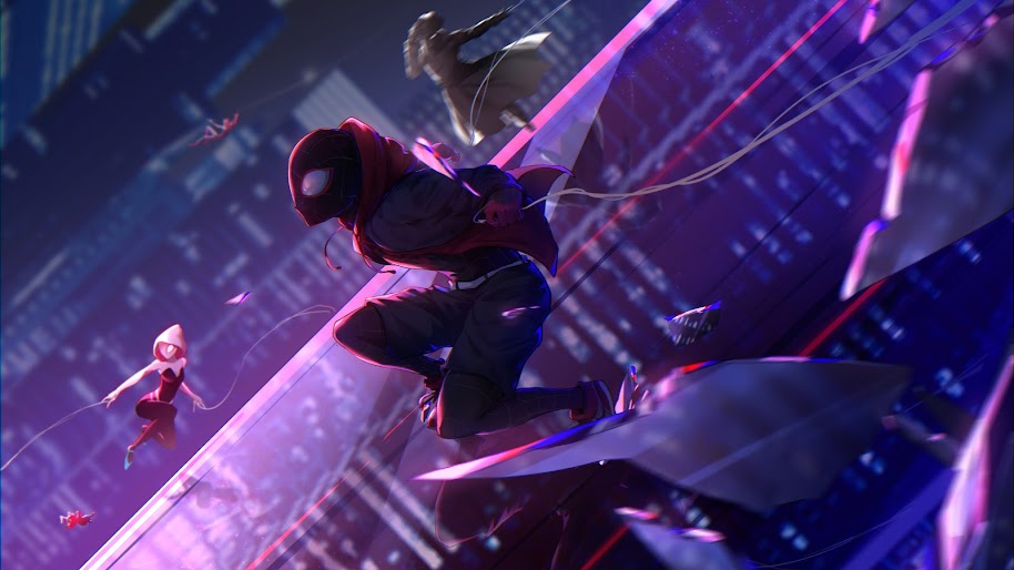 Spider Man Into The Spider Verse Miles Morales 8k 7680x4320