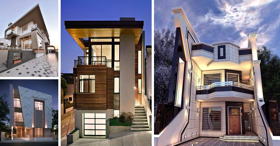 Modern Residences Exterior Small Villas Designs Ideas 