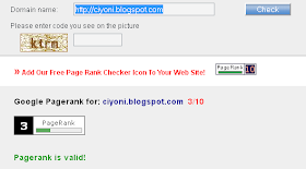 Update PageRank 2013 Terbaru Ciyoni-Blogspot 2
