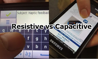 Differences between capacitive and resistive