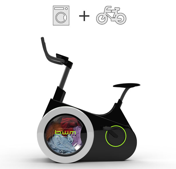 Exercise AND Wash Laundry With This Amazing Eco-Friendly Bicycle