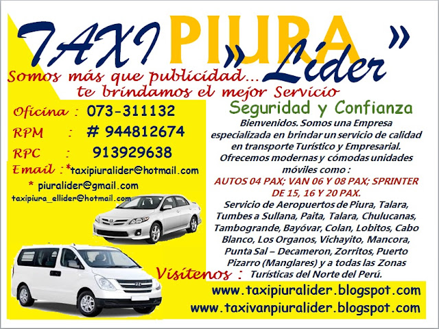 logo taxi Piura Lider