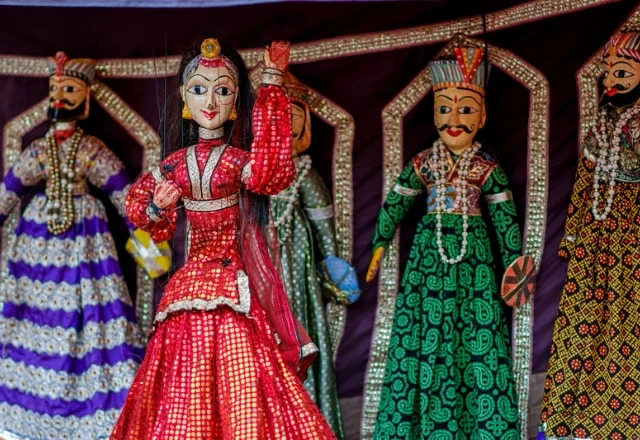 Puppet show in Jaisalmer rajasthan