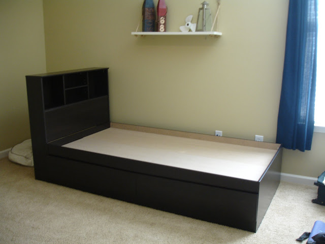 twin bed  bookcase Walmart the at comes twin Here for DIY   headboard for project. I diy beds found