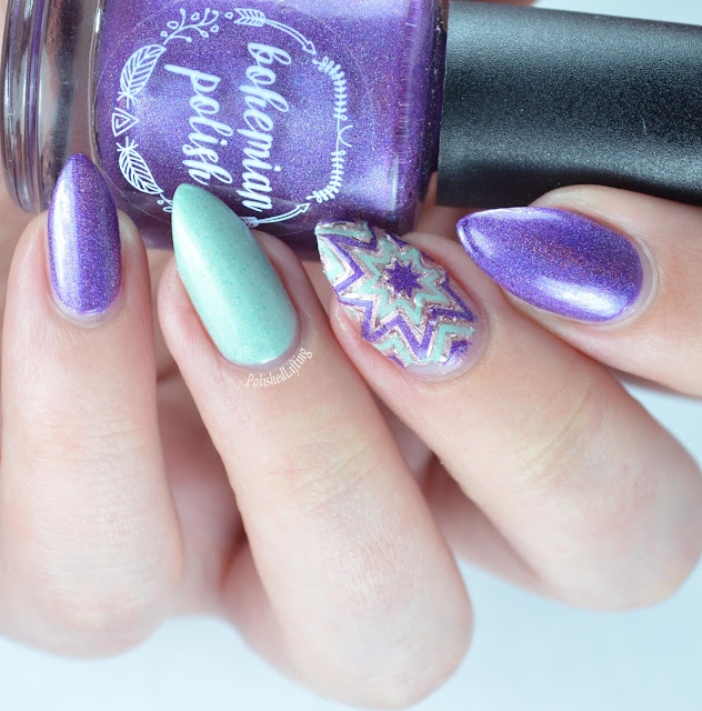 purple nail polish