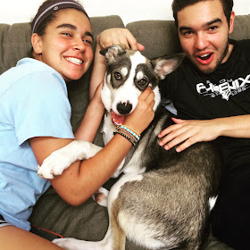 Three goofballs on the couch | Cheesy Pennies