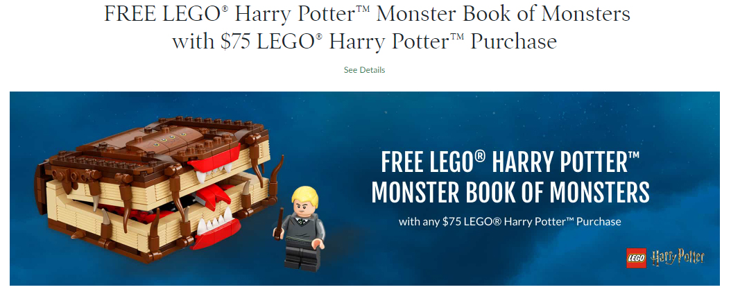 アメリカで配布スタート レゴ ハリー ポッター 怪物的な怪物の本 新製品情報 スタッズ レゴの楽しさを伝えるwebメディア