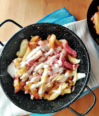 cheese fries caseras