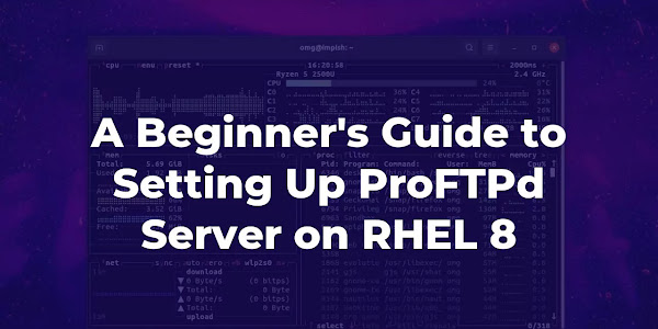 A Beginner's Guide to Setting Up ProFTPd Server on RHEL 8