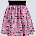 Geek Girl Skirts From GoFollowRabbits on Etsy. 