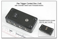 PT1023: Pre-Trigger Control Box (1x4) with Override Switch, and Threaded Inserts