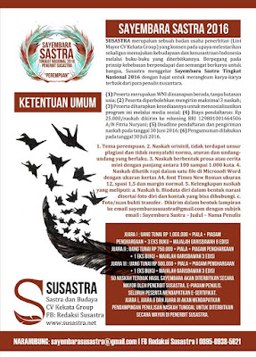 Lomba Menulis Cerpen Sastra