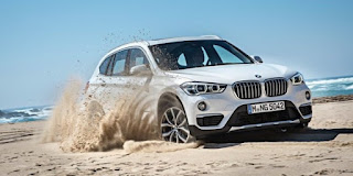 This image shows BMW X1 which was launched at Auto Expo 2016