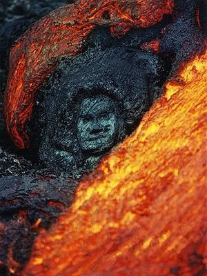 lava face illusion