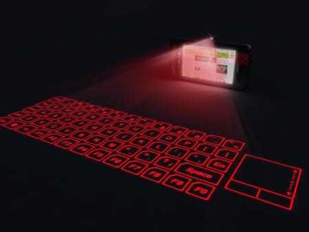 laser-keyboard Лазерна клавиатура