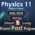class 11 physics notes Chapter 8 Waves mcqs short qs & long qs