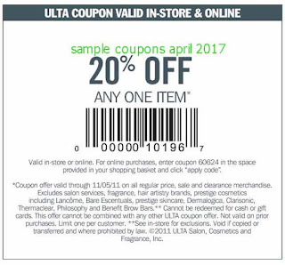 free Ulta coupons april 2017