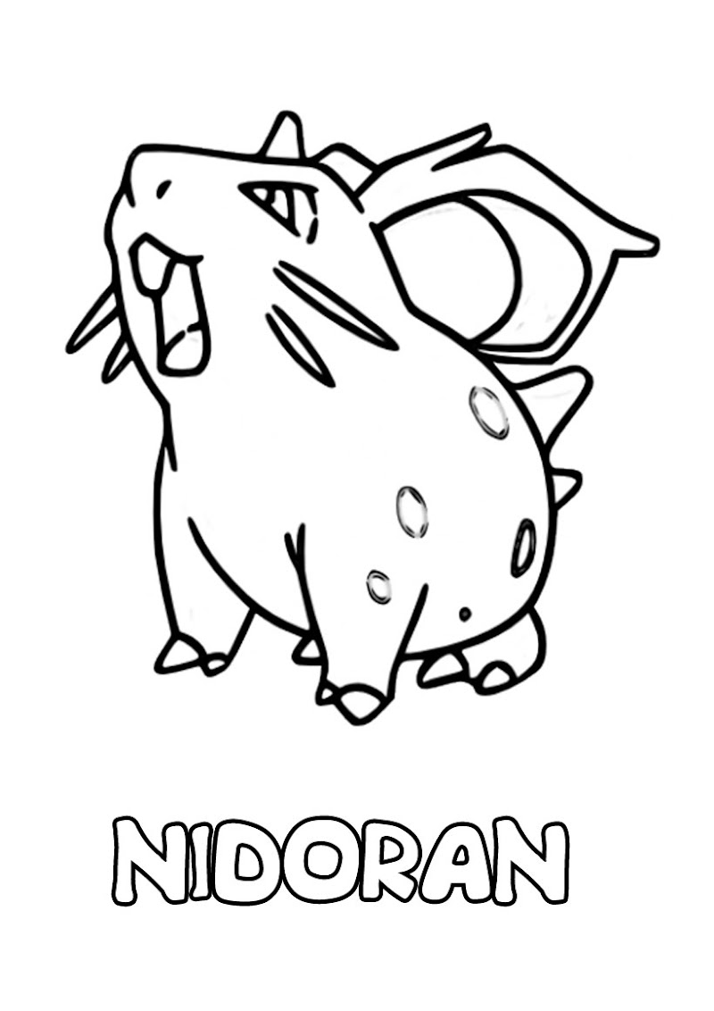 54+ Pokemon Nidoran Coloring Pages