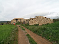 La Saleta des de l'encreuament al Pla de Serra-sanç