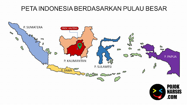 Peta Kalimantan Tengah Editable Powerpoint